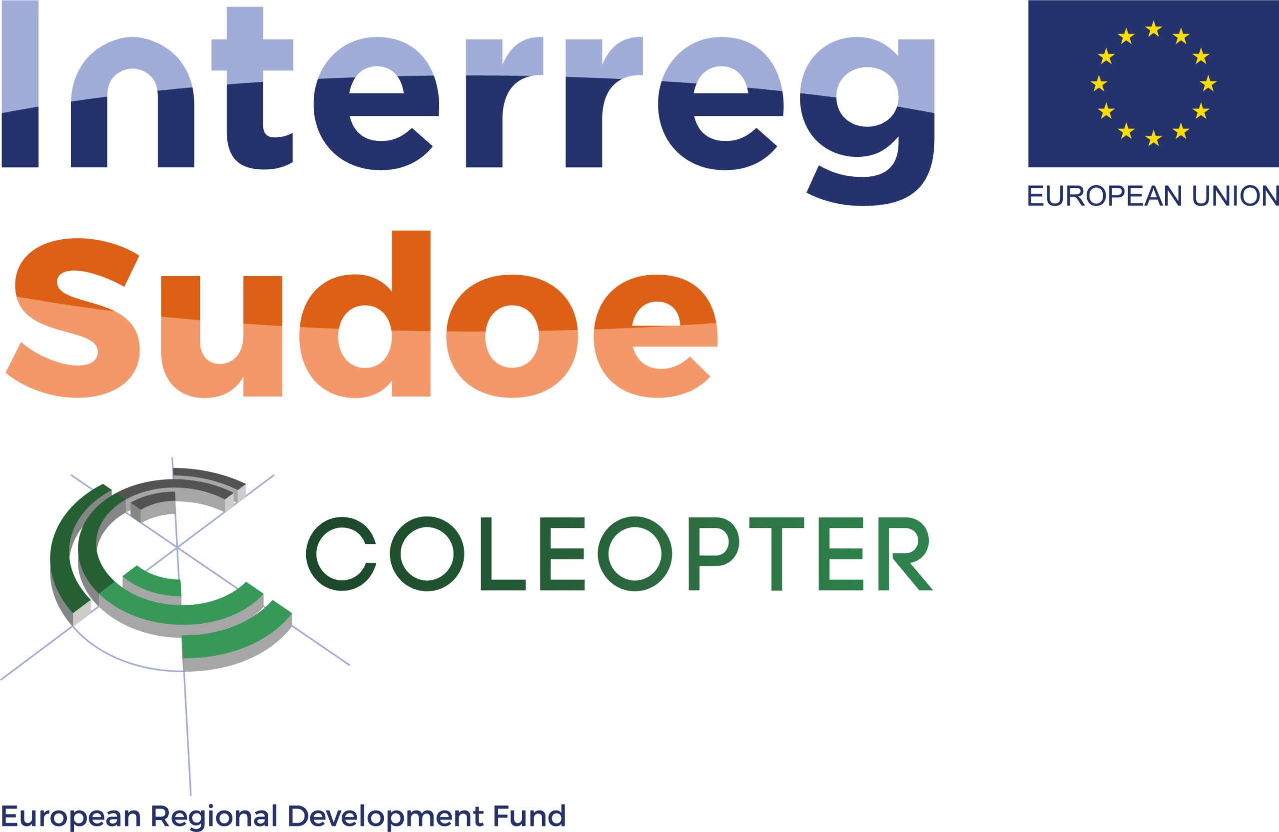 Logos COLEOPTER et INTERREG SUDOE